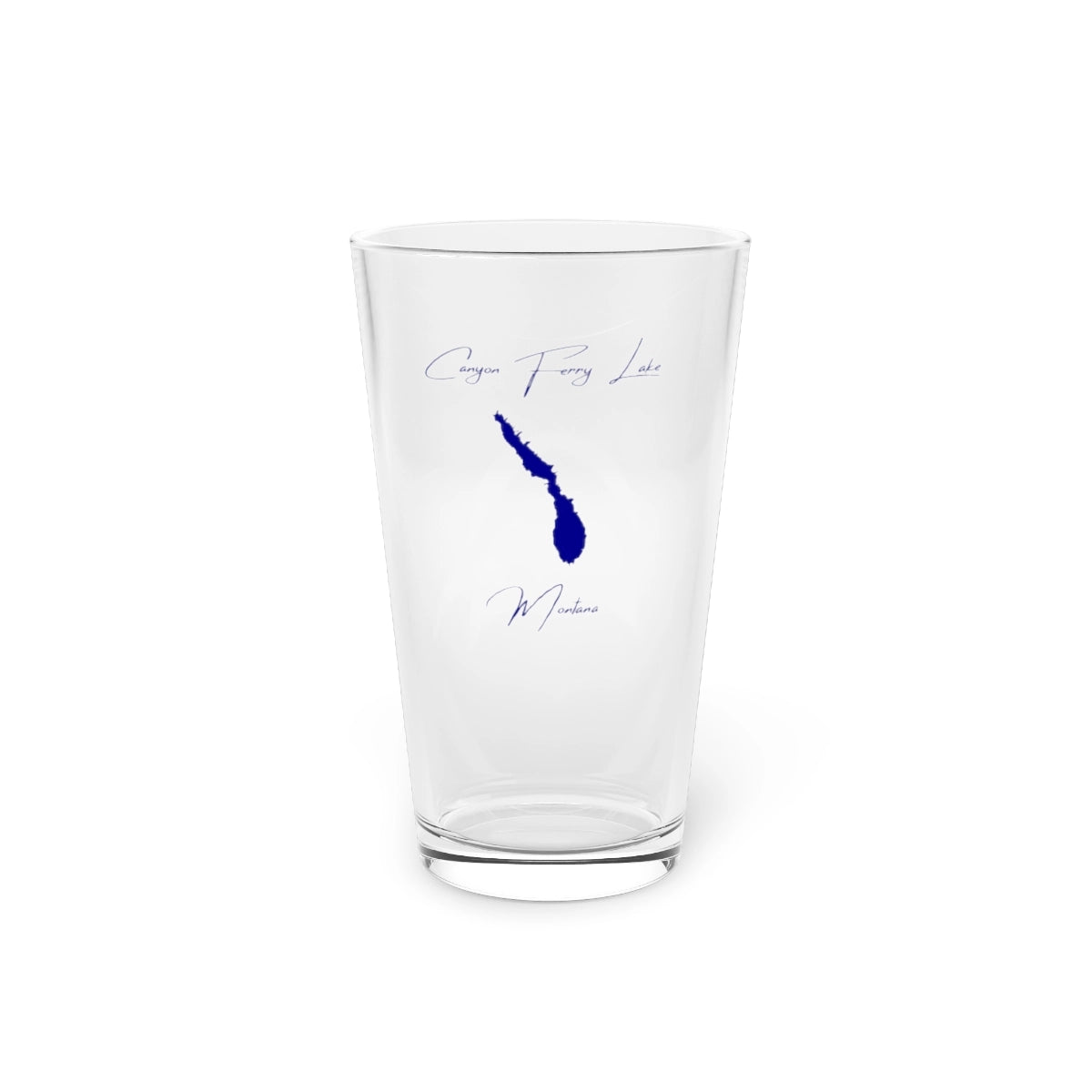 Montana  Canyon  Ferry  Lake  16oz  Pint  Glass  front  position  view  from  front  16oz.webp