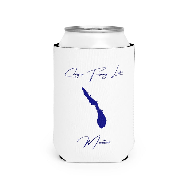 Montana  Canyon  Ferry  Lake  Can  Koozie  front  position  view  from  front-2  white.webp