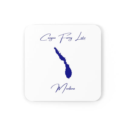 Montana  Canyon  Ferry  Lake  Coaster  Set  front  position  view  from  front  3.75  x  3.75.webp