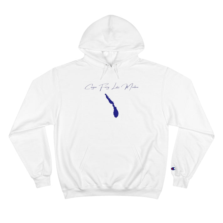Montana  Canyon  Ferry  Lake  Hoodie  front  position  view  from  front  white.webp