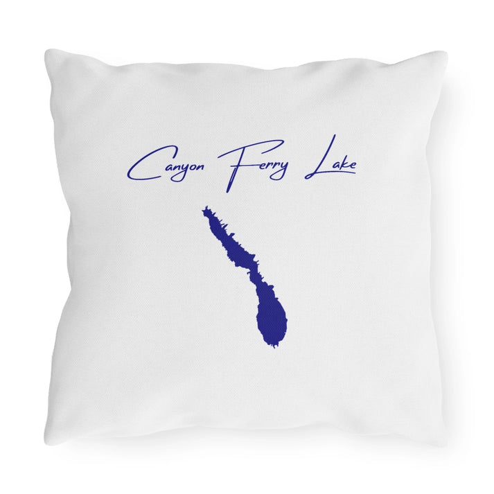 Montana  Canyon  Ferry  Lake  Outdoor  Pillow  back  position  view  from  back  16  x  16.webp