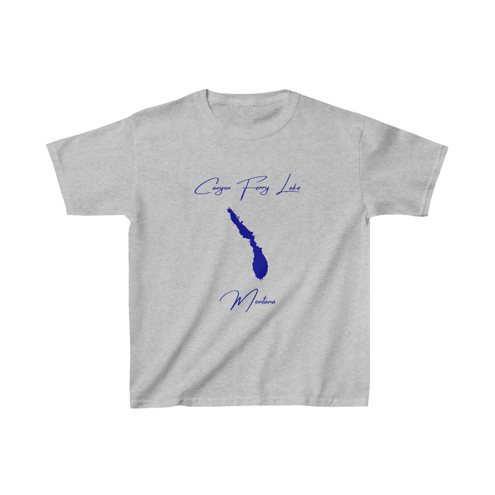 Montana  Canyon  Ferry  Lake  Youth  T-shirt  front  position  view  from  front  sport  grey.webp