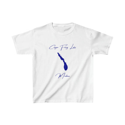 Montana  Canyon  Ferry  Lake  Youth  T-shirt  front  position  view  from  front  white.webp