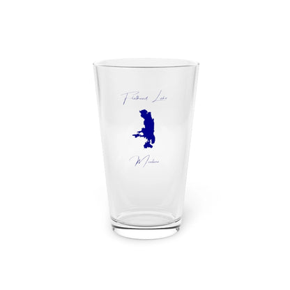 Montana  Flathead  Lake  16oz  Pint  Glass  front  position  view  from  front  16oz.webp