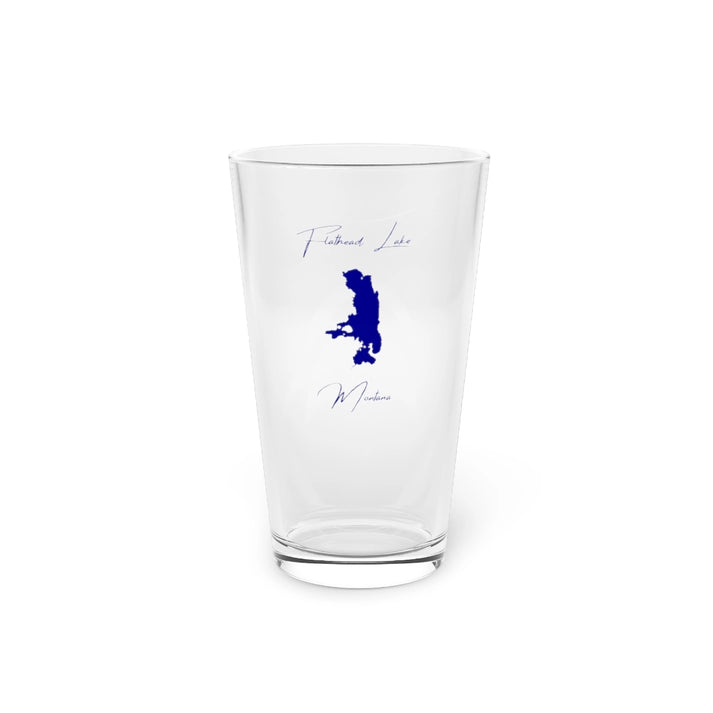 Montana  Flathead  Lake  16oz  Pint  Glass  front  position  view  from  front  16oz.webp