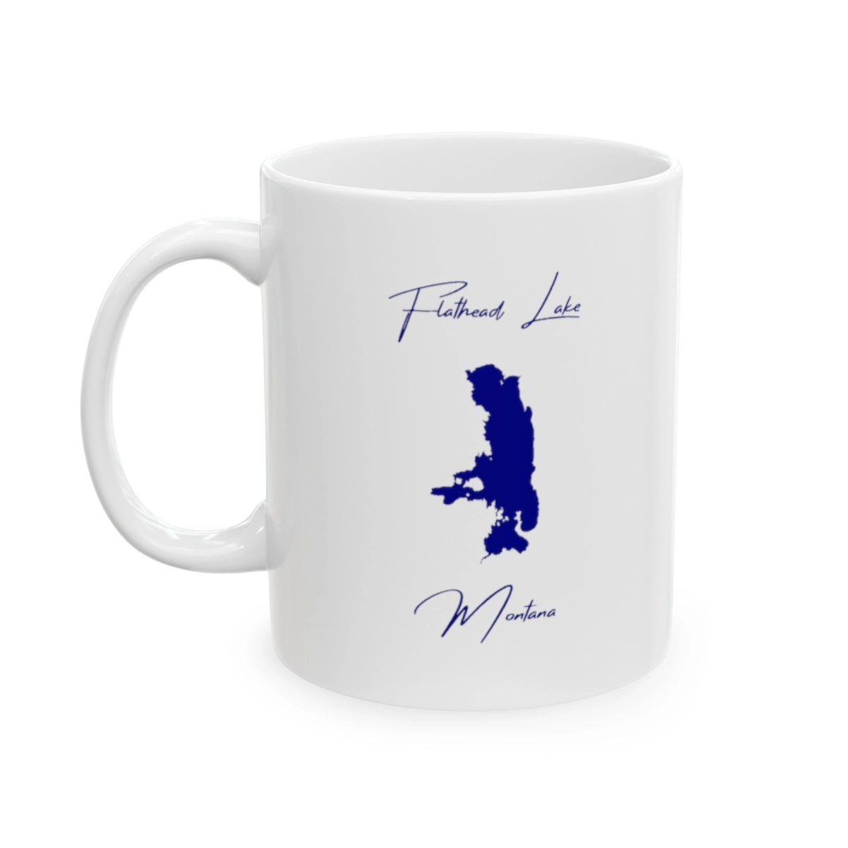 Montana  Flathead  Lake  Ceramic  Mug  other  position  view  from  left  11oz.webp
