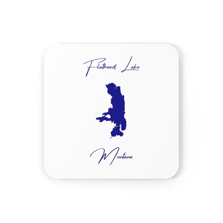 Montana  Flathead  Lake  Coaster  Set  front  position  view  from  front  3.75  x  3.75.webp