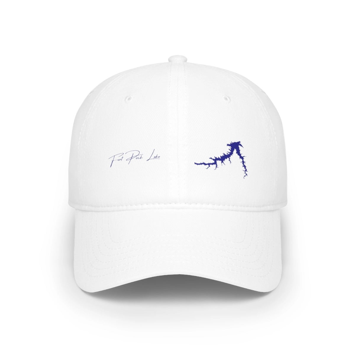 Montana  Fort  Peck  Lake  Baseball  Cap  front  position  view  from  front  one  size.webp