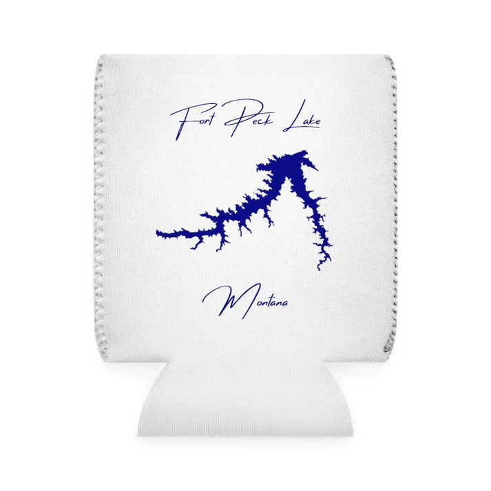 Montana  Fort  Peck  Lake  Can  Koozie  front  position  view  from  front-1  white.webp