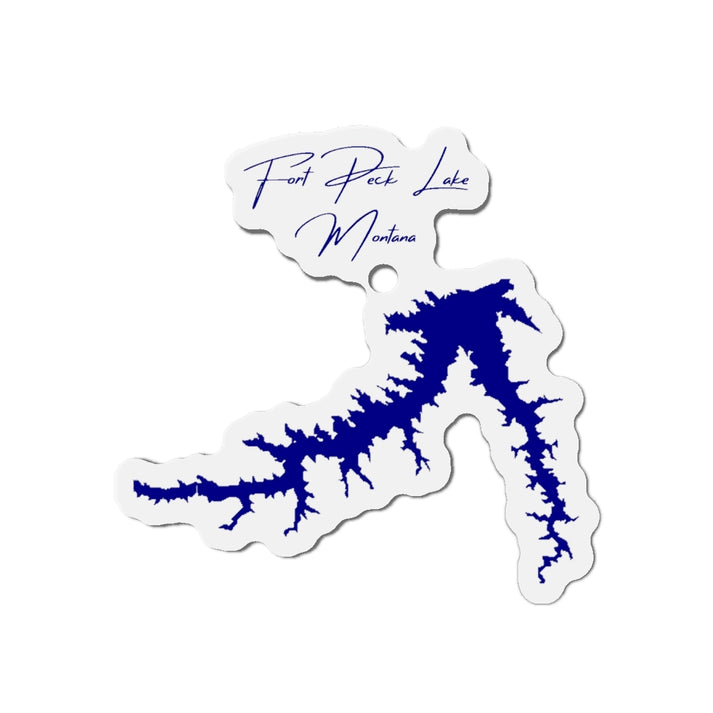 Montana  Fort  Peck  Lake  Die  Cut  Magnet  front  position  view  from  front  4  x  4.webp