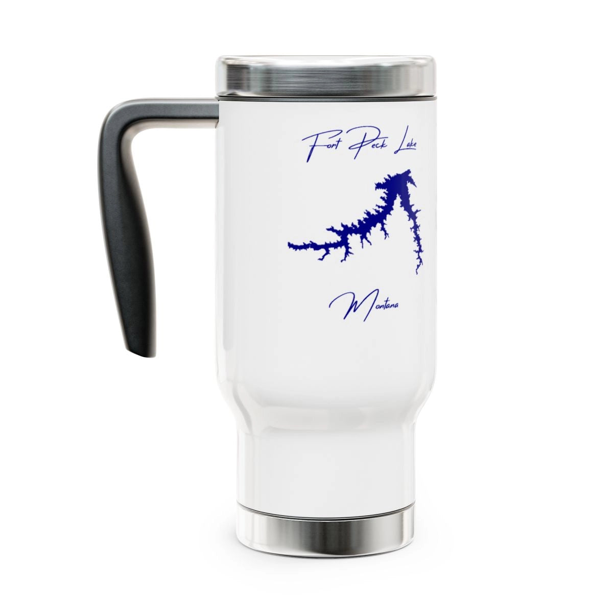 Montana  Fort  Peck  Lake  Travel  Mug  other  position  view  from  left  14oz.webp