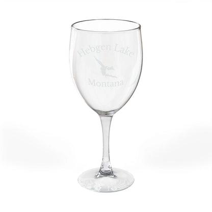 Montana  Hebgen  Lake  Engraved  Wine  Glass  other  position  view  from  front  10.5oz.webp