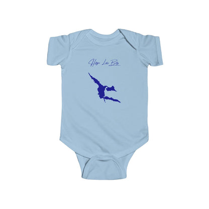 Montana  Hebgen  Lake  Onesie  front  position  view  from  front  light  blue.webp