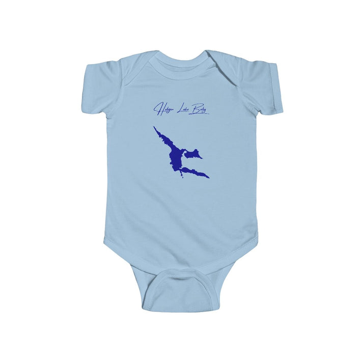 Montana  Hebgen  Lake  Onesie  front  position  view  from  front  light  blue.webp