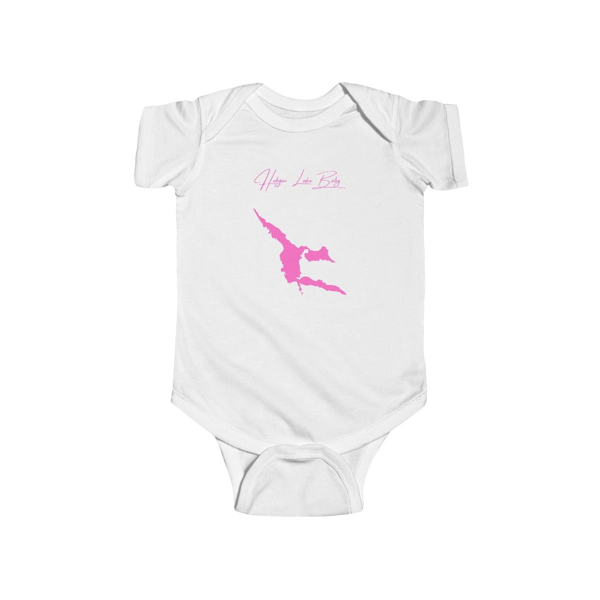 Montana  Hebgen  Lake  Onesie  front  position  view  from  front  white.webp