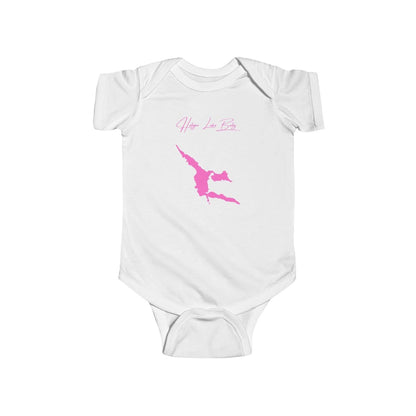 Montana  Hebgen  Lake  Onesie  front  position  view  from  front  white.webp