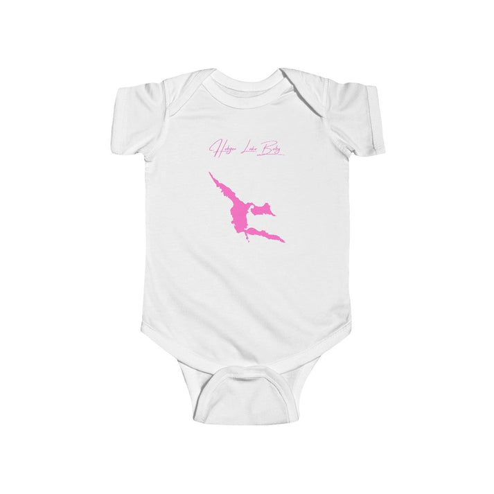 Montana  Hebgen  Lake  Onesie  front  position  view  from  front  white.webp