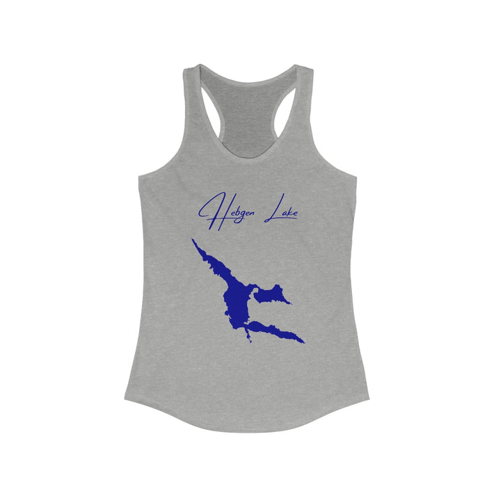 Montana  Hebgen  Lake  Racerback-Tank  front  position  view  from  front  heather  grey.webp