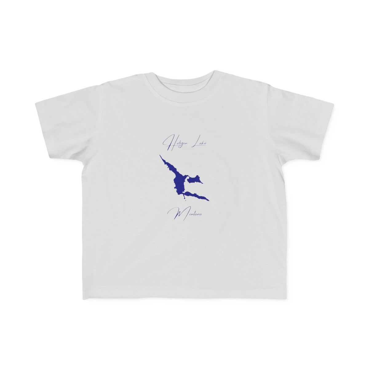 Montana  Hebgen  Lake  Toddler  T-shirt  front  position  view  from  front  silver.webp