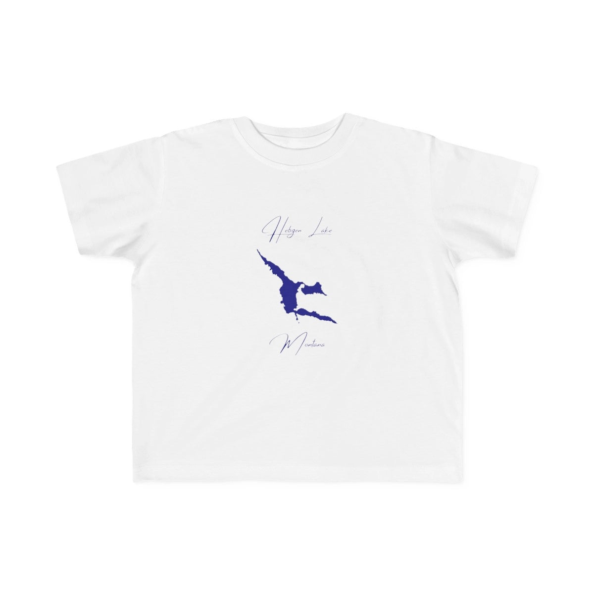 Montana  Hebgen  Lake  Toddler  T-shirt  front  position  view  from  front  white.webp
