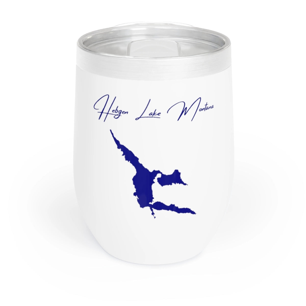 Montana  Hebgen  Lake  Wine  Tumbler  front  position  view  from  front  white.webp
