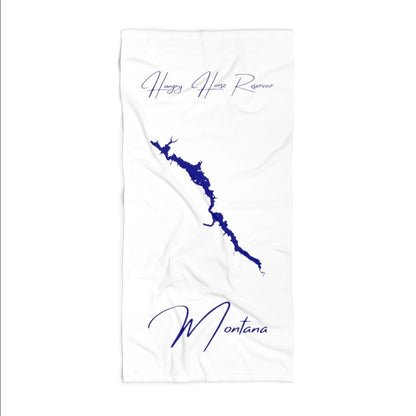 Montana  Hungry  Horse  Reservoir  Beach  Towel  front  position  view  from  front  36  x  72.webp