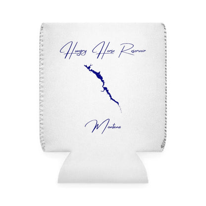 Montana  Hungry  Horse  Reservoir  Can  Koozie  front  position  view  from  front-1  white.webp