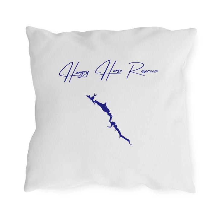 Montana  Hungry  Horse  Reservoir  Outdoor  Pillow  back  position  view  from  back  18  x  18.webp
