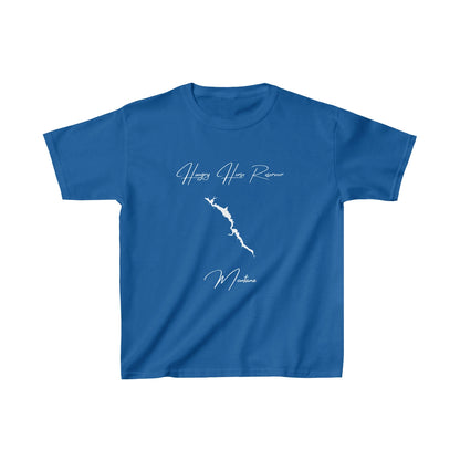 Montana  Hungry  Horse  Reservoir  Youth  T-shirt  front  position  view  from  front  royal.webp