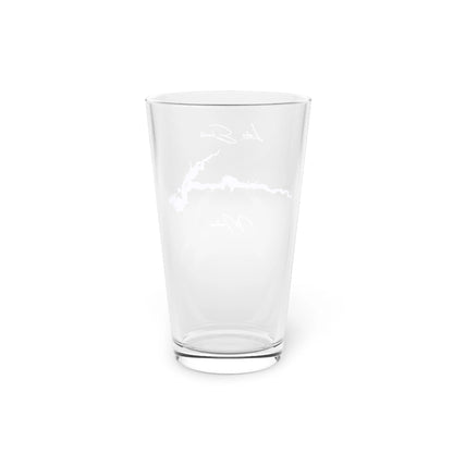 Montana  Lake  Elwell  16oz  Pint  Glass  front  position  view  from  back  16oz.webp