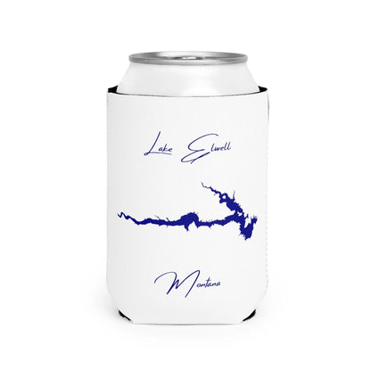 Montana  Lake  Elwell  Can  Koozie  front  position  view  from  front-2  white.webp