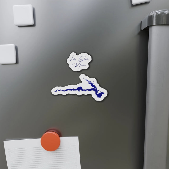 Montana  Lake  Elwell  Die  Cut  Magnet  front  position  view  from  context-1  4  x  4.webp