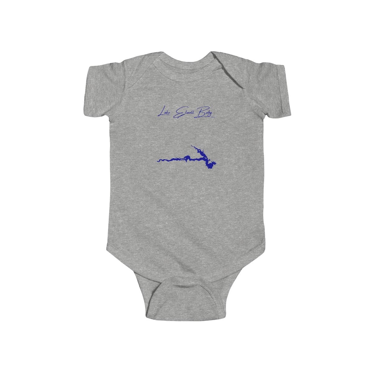 Montana  Lake  Elwell  Onesie  front  position  view  from  front  heather.webp