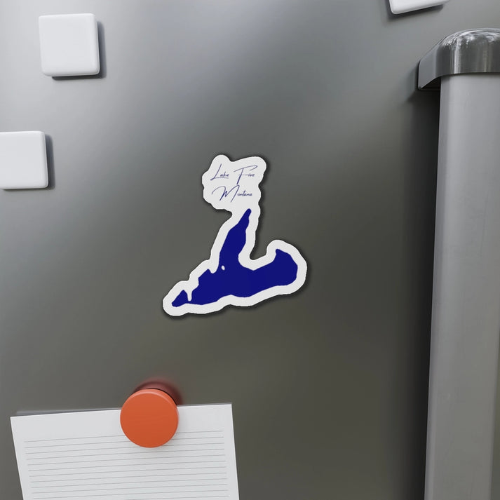 Montana  Lake  Five  Die  Cut  Magnet  front  position  view  from  context-1  4  x  4.webp