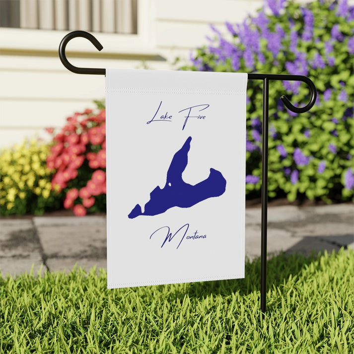 Montana  Lake  Five  Garden  Banner  other  position  view  from  context-2  12''  x  18''.webp