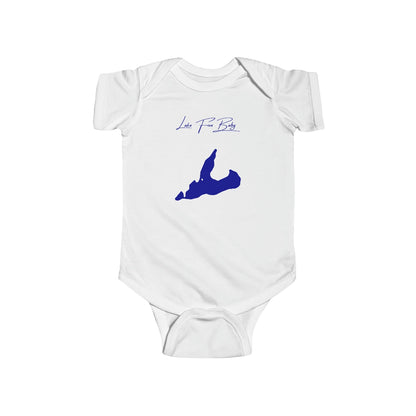 Montana  Lake  Five  Onesie  front  position  view  from  front  white.webp