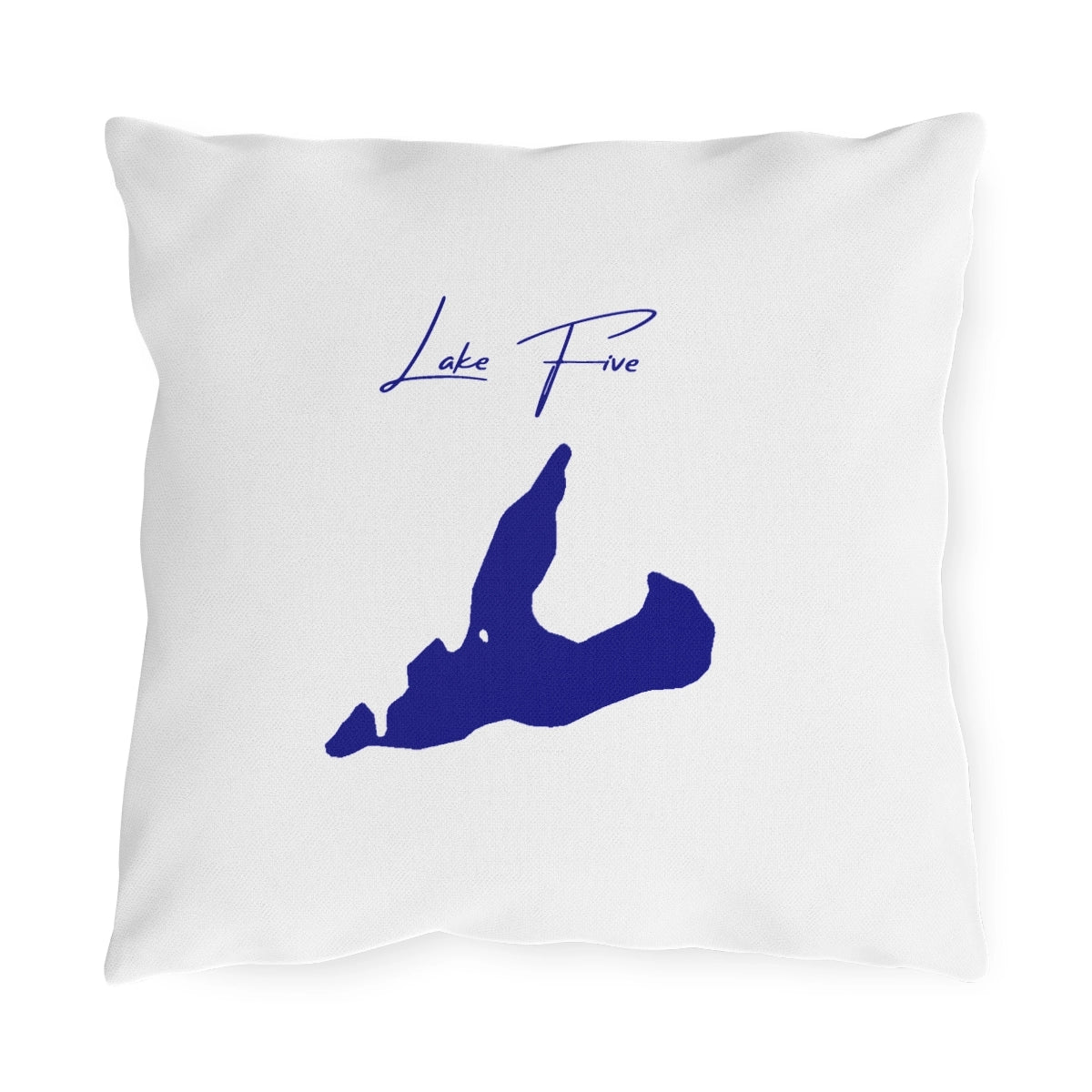 Montana  Lake  Five  Outdoor  Pillow  front  position  view  from  front  16  x  16.webp