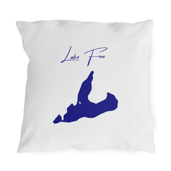 Montana  Lake  Five  Outdoor  Pillow  front  position  view  from  front  18  x  18.webp