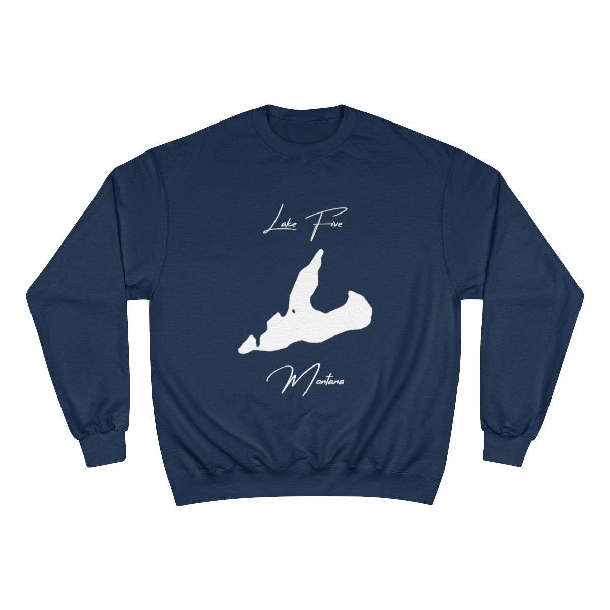 Montana  Lake  Five  Sweatshirt  front  position  view  from  front  navy.webp
