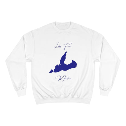 Montana  Lake  Five  Sweatshirt  front  position  view  from  front  white.webp
