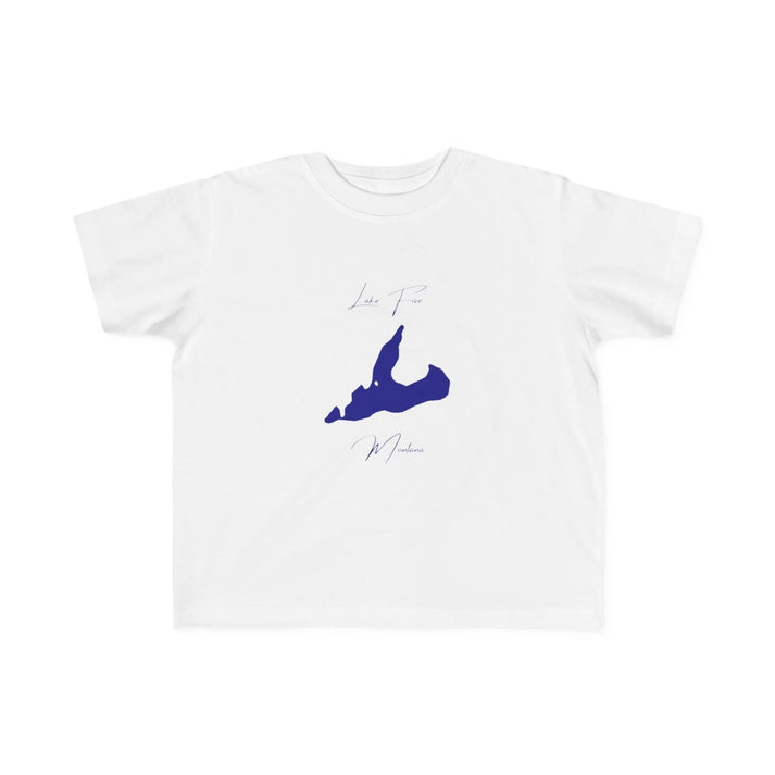 Montana  Lake  Five  Toddler  T-shirt  front  position  view  from  front  white.webp