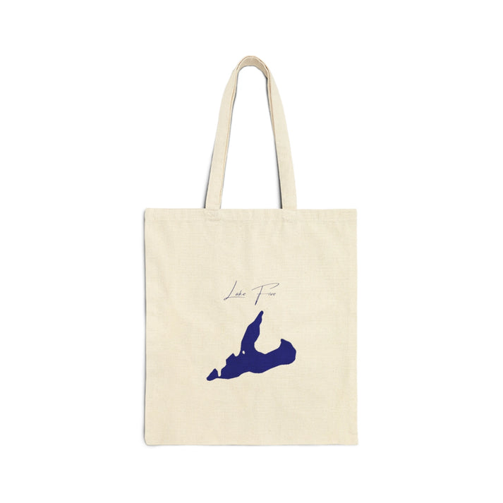 Montana  Lake  Five  Tote  Bag  back  position  view  from  back  15  x  16.webp