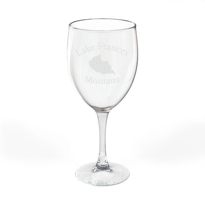 Montana  Lake  Frances  Engraved  Wine  Glass  other  position  view  from  front  10.5oz.webp