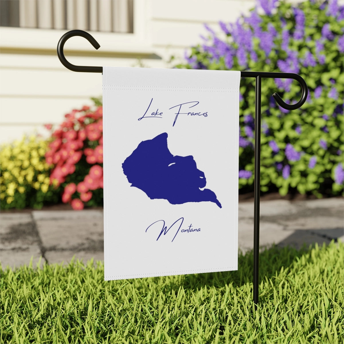 Montana  Lake  Frances  Garden  Banner  other  position  view  from  context-2  12''  x  18''.webp