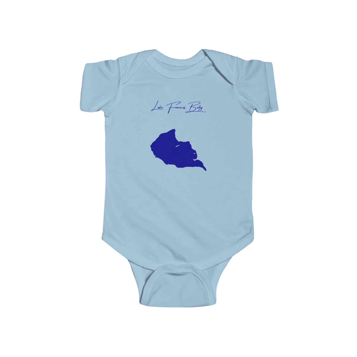 Montana  Lake  Frances  Onesie  front  position  view  from  front  light  blue.webp