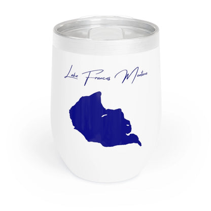 Montana  Lake  Frances  Wine  Tumbler  front  position  view  from  front  white.webp