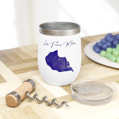 Montana  Lake  Frances  Wine  Tumbler  other  position  view  from  context  white.webp