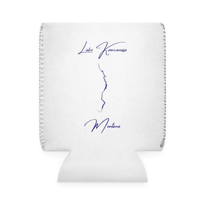 Montana  Lake  Koocanusa  Can  Koozie  front  position  view  from  front-1  white.webp