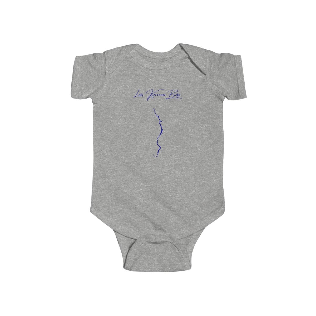 Montana  Lake  Koocanusa  Onesie  front  position  view  from  front  heather.webp