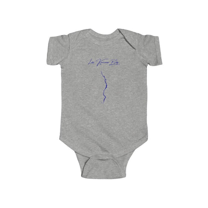 Montana  Lake  Koocanusa  Onesie  front  position  view  from  front  heather.webp